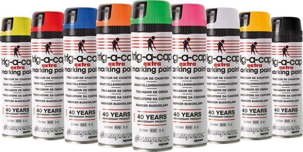 Baustellenmarkierspray trig a cap extra gelb fluoreszierend Dose mit 500 ml Produktbild Baustellenmarkierspray trig a cap extra gelb fluoreszierend Dose mit 500 ml