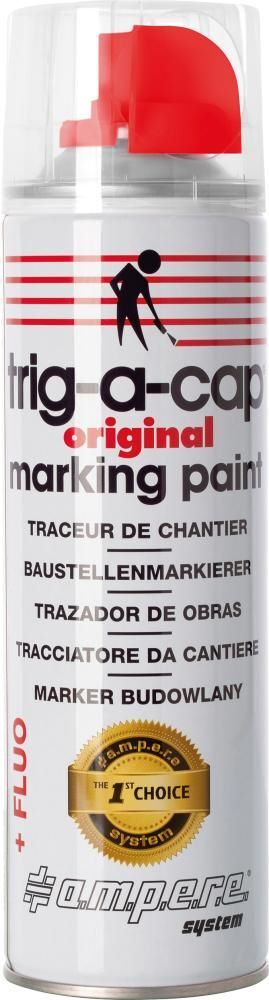 Baustellenmarkierspray trig a cap rot fluoreszierend Dose mit 500 ml
