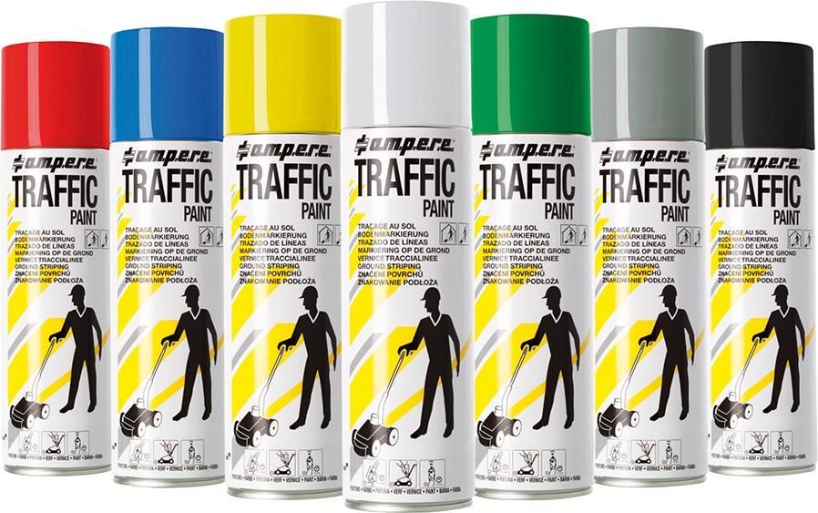 Bodenmarkierspray Traffic Paint rot Sprühdose mit 500 ml Produktbild Bodenmarkierspray Traffic Paint rot Sprühdose mit 500 ml