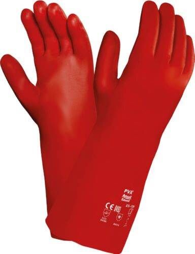 Ansell Chemikalienschutzhandschuh AlphaTec 15 554 Größe 9 rot Produktbild Ansell Chemikalienschutzhandschuh AlphaTec 15 554 Größe 9 rot