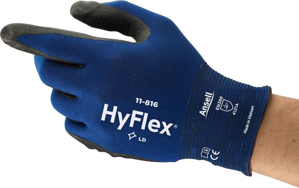Ansell Montagehandschuh HyFlex 11-816 Größe 7 Ansell Montagehandschuh HyFlex 11-816 Größe 7