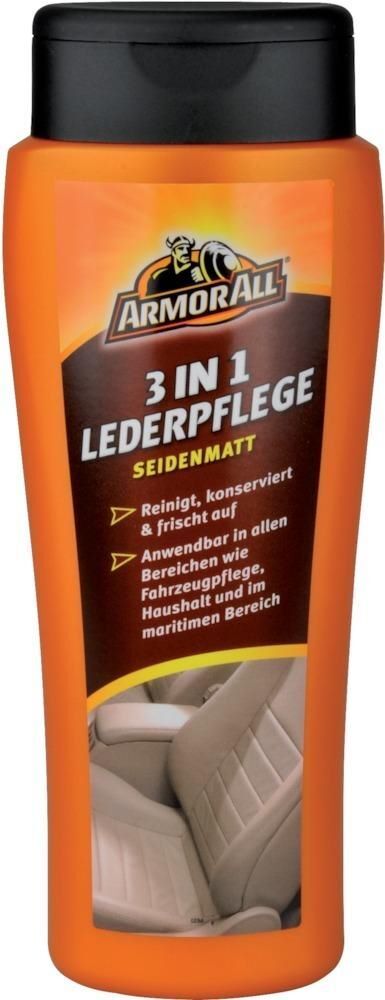 Armor All Ledepflege 3 in1 seidenmatt Flasche mit 250 ml Produktbild Armor All Ledepflege 3 in1 seidenmatt Flasche mit 250 ml