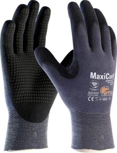 ATG Schnittschutzhandschuhe Maxi Flex Maxi Cut Ultra genoppt Größe 7 schwarz blau Produktbild ATG Schnittschutzhandschuhe Maxi Flex Maxi Cut Ultra genoppt Größe 7 schwarz blau
