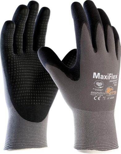ATG Montagehandschuhe Maxi Flex Ultimate Nylon Größe 12 grau schwarz Produktbild ATG Montagehandschuhe Maxi Flex Ultimate Nylon Größe 12 grau schwarz