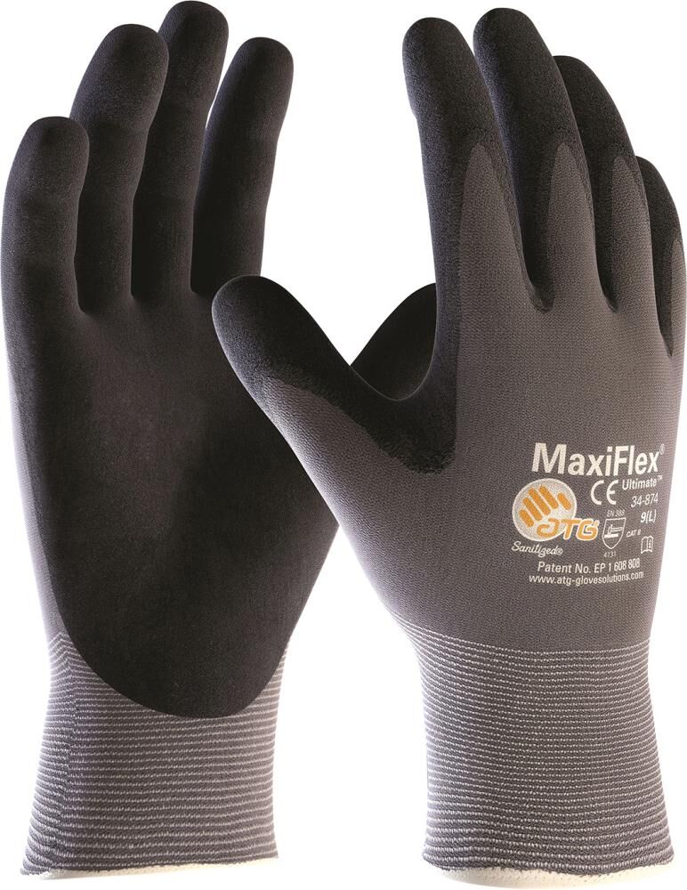 ATG Strickhandschuh Größe 10 MaxiFlex Ultimate 25 cm lang Produktbild ATG Strickhandschuh Größe 10 MaxiFlex Ultimate 25 cm lang