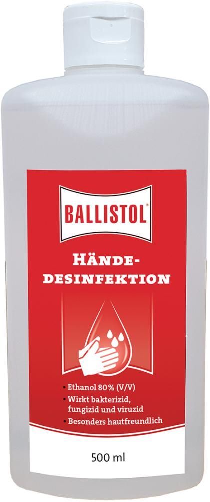 Ballistol Händedesinfektion Flasche mit 500 ml Produktbild Ballistol Händedesinfektion Flasche mit 500 ml