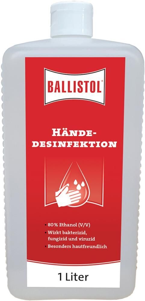 Ballistol Händedesinfektion Flasche mit 1 Liter Produktbild Ballistol Händedesinfektion Flasche mit 1 Liter