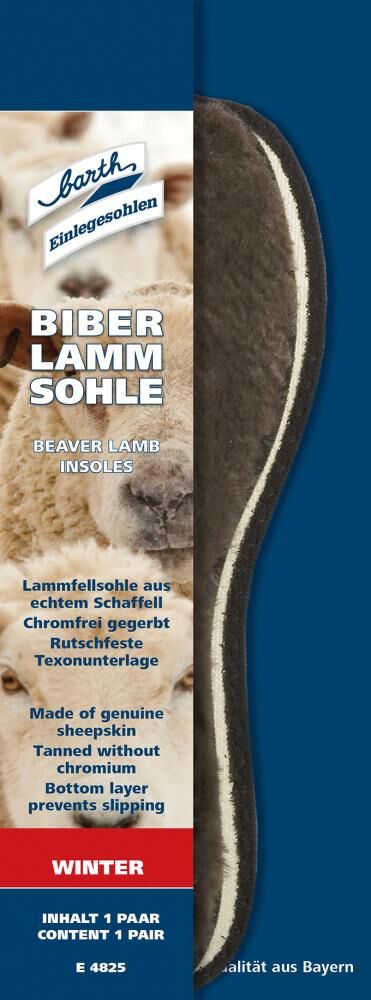Barth Biber Lamm Sohle Gr. 37 Produktbild Barth Biber Lamm Sohle Gr. 37