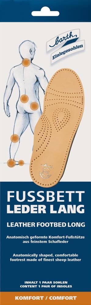 Barth Leder Fußbett Gr. 46 Produktbild Barth Leder Fußbett Gr. 46