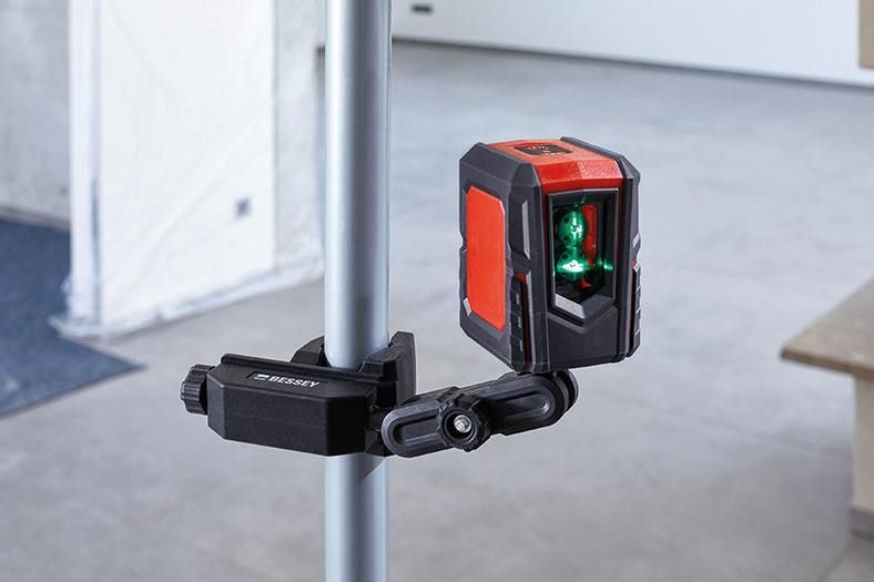 Bessey Multifunktions Laserhalter für Decken und Montagestütze Bessey Multifunktions Laserhalter für Decken und Montagestütze
