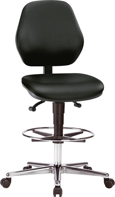 Bimos Fahrbahrer Hochstuhl Kunstleder schwarz Produktbild Bimos Fahrbahrer Hochstuhl Kunstleder schwarz