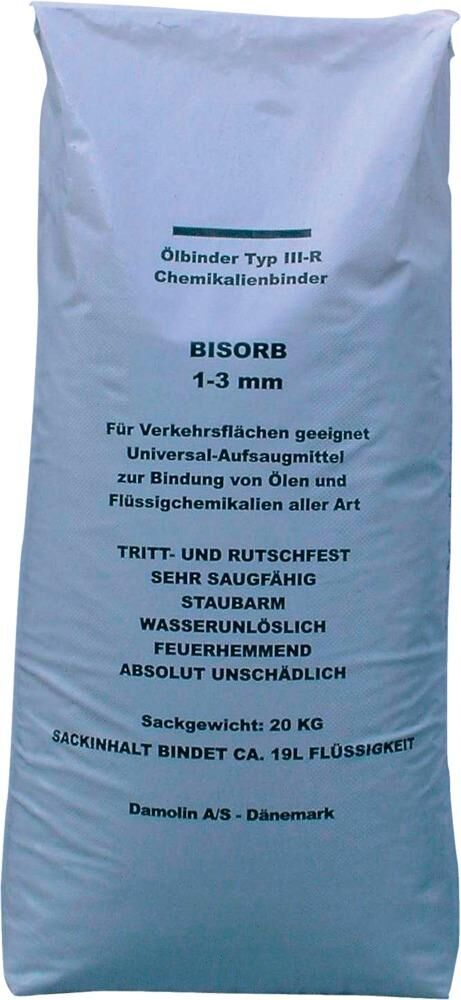 BCD Chemie Bindemittel Bisorb Typ IIIR Körnung 1 bis 3 mm Produktbild BCD Chemie Bindemittel Bisorb Typ IIIR Körnung 1 bis 3 mm