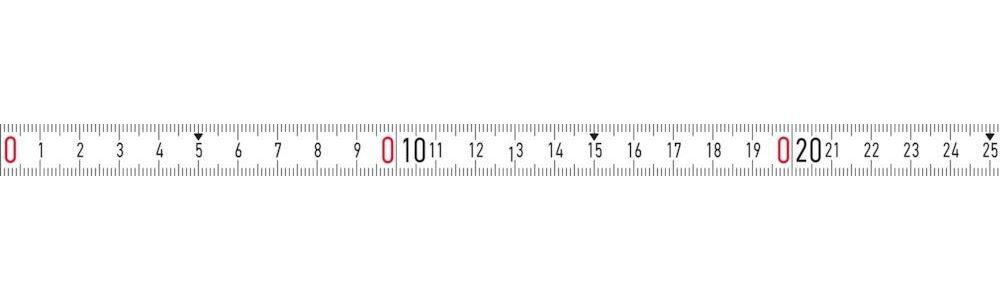 BMI Bandmaß weiß 10mx13mm selbstklebend LNR-SK