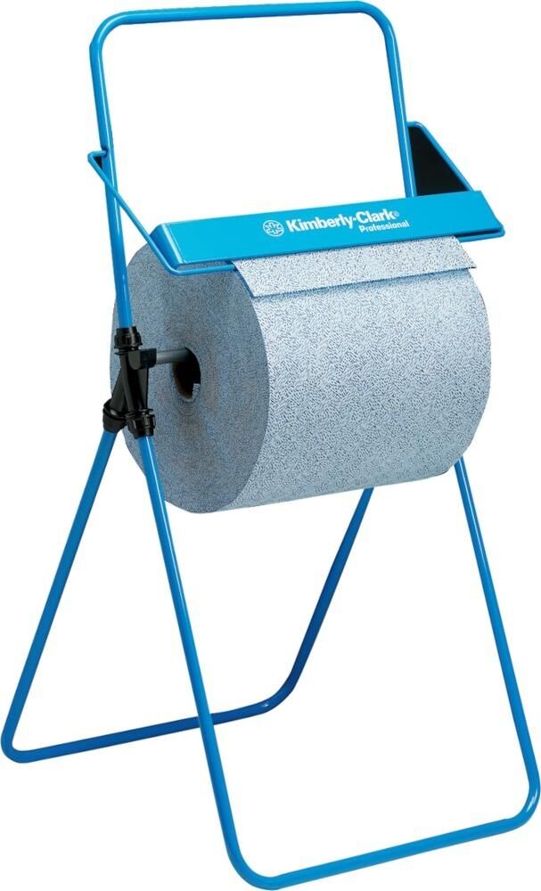 Kimberly-Clark Bodenständer für Großrollen Metall blau Produktbild Kimberly-Clark Bodenständer für Großrollen Metall blau