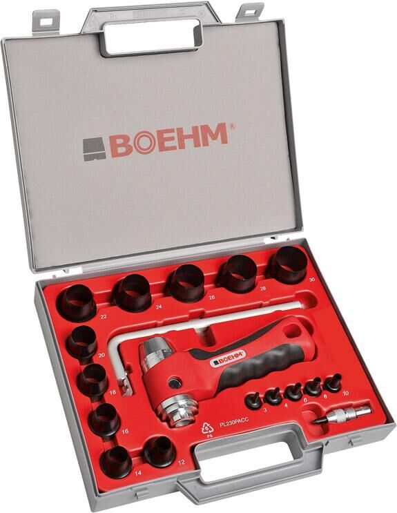 Boehm Ringstanzwerkzeugsatz 3 bis 30 mm Boehm Ringstanzwerkzeugsatz 3 bis 30 mm
