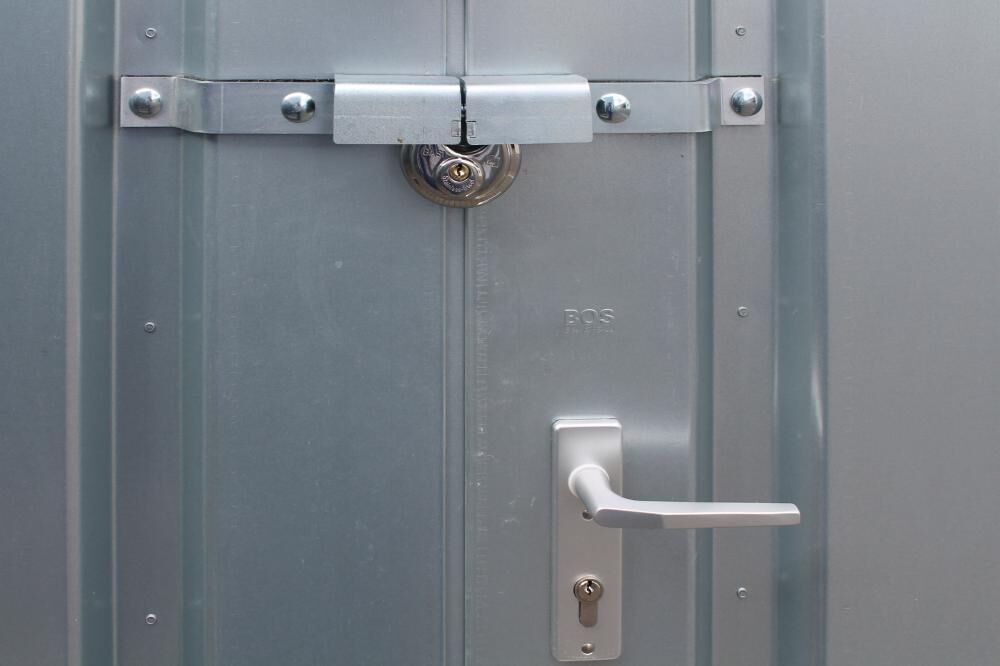 BOS Einbruchsicherung für einteilige Tür für Schnellbau Container Produktbild BOS Einbruchsicherung für einteilige Tür für Schnellbau Container