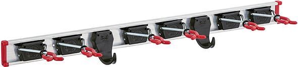Bruns Gerätehalter Set Mini Führungsschiene mit 6 Gerätehalter Produktbild Bruns Gerätehalter Set Mini Führungsschiene mit 6 Gerätehalter