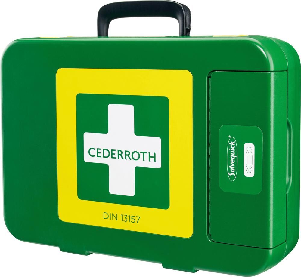 Cederroth Erste Hilfe Koffer nach DIN 13157 mit Pflasterspender Produktbild Cederroth Erste Hilfe Koffer nach DIN 13157 mit Pflasterspender