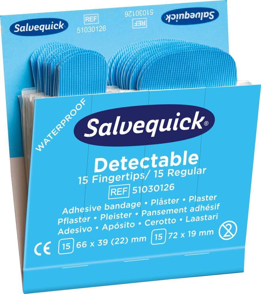 Cederroth Nachfüllpack Salvequick Fingerspitzenpflaster Produktbild Cederroth Nachfüllpack Salvequick Fingerspitzenpflaster