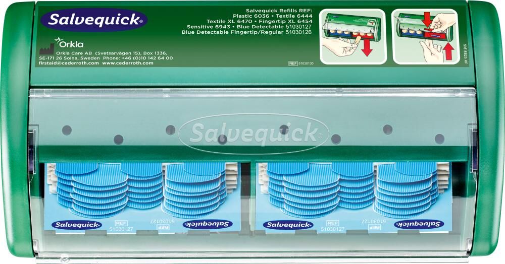 Cederroth Pflasterspender Salvequick detektierbar Produktbild Cederroth Pflasterspender Salvequick detektierbar