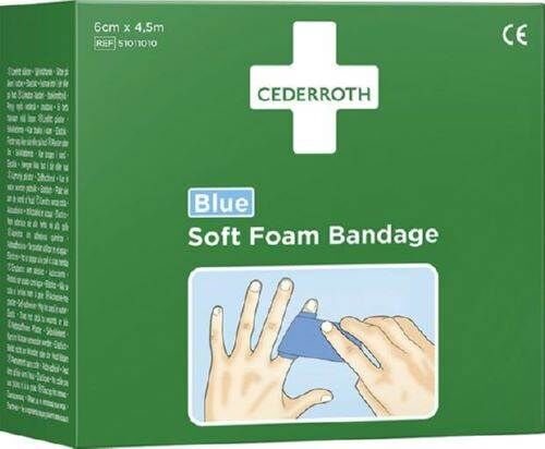 Cederroth Schaumbandage blau 6cmx4,5m Produktbild Cederroth Schaumbandage blau 6cmx4,5m