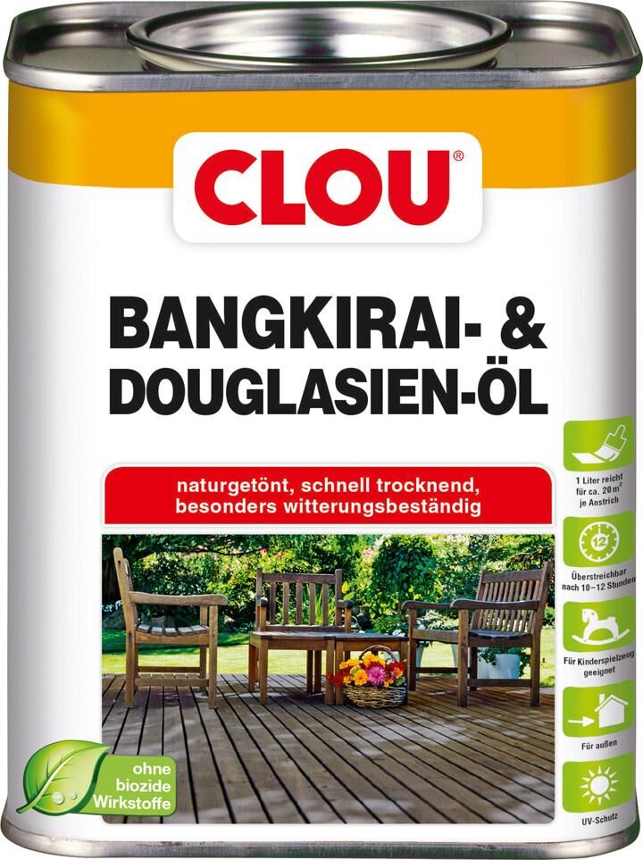 Clou Bangkirai und Douglasienöl Dose mit 750 ml Produktbild Clou Bangkirai und Douglasienöl Dose mit 750 ml
