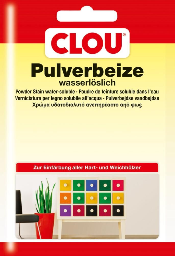 Clou Pulverbeize wasserlöslich eiche hell im Beutel Clou Pulverbeize wasserlöslich eiche hell im Beutel