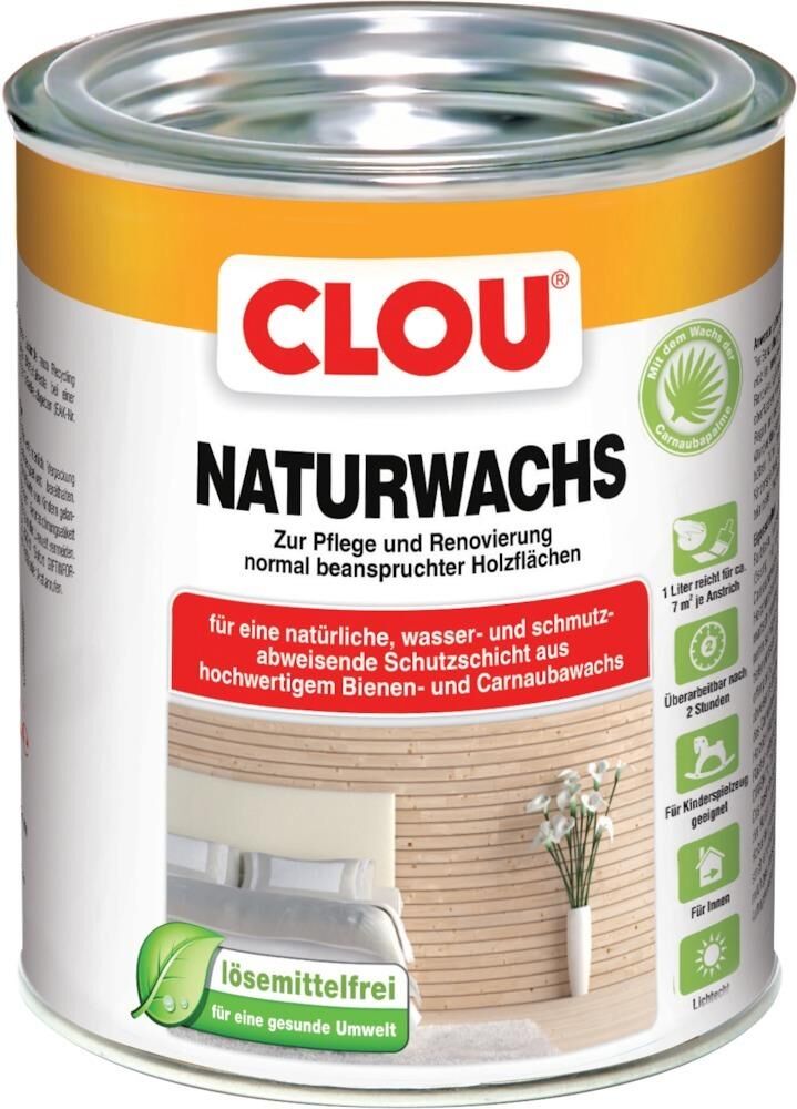 Clou Naturwachs Dose mit 750 ml Produktbild Clou Naturwachs Dose mit 750 ml