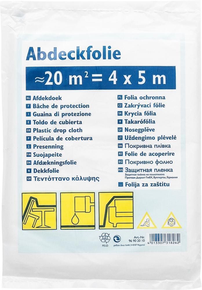 Color Expert Abdeckplane HDPE Standard 4 x 5 m Produktbild Color Expert Abdeckplane HDPE Standard 4 x 5 m