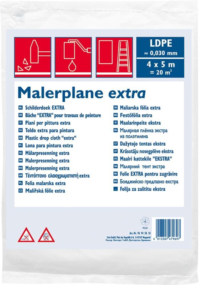 Color Expert Bauplane LDPE Schnittmaß 4 x 12,5 m transluzent Produktbild Color Expert Bauplane LDPE Schnittmaß 4 x 12,5 m transluzent