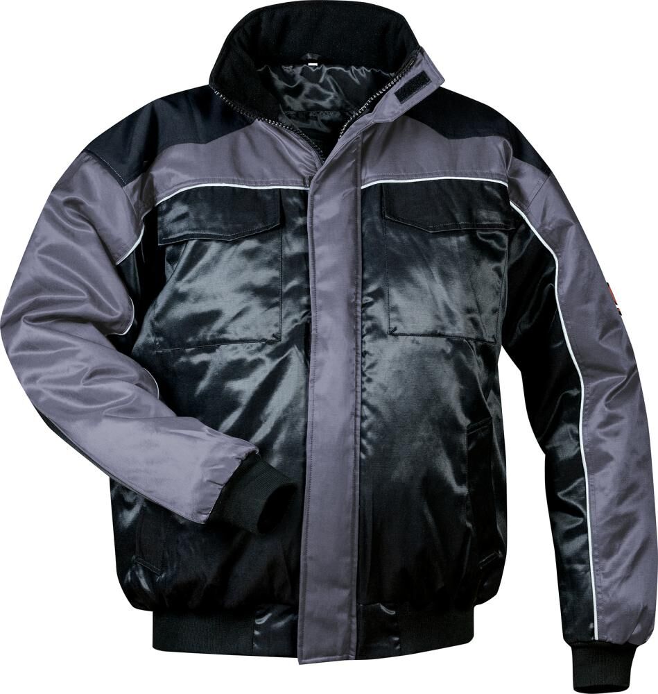 Craftland Blouson Lenk grau schwarz Gr. L Produktbild Craftland Blouson Lenk grau schwarz Gr. L