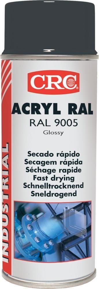 CRC Farblackspray Acrylic Paint Tiefschwarz matt Sprühdose mit 400 ml Produktbild CRC Farblackspray Acrylic Paint Tiefschwarz matt Sprühdose mit 400 ml