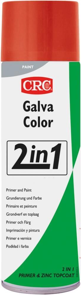 CRC Rostschutz Korrosionsschutzlack Galvacolor 2 in 1 feuerrot Sprühdose mit 500 ml Produktbild CRC Rostschutz Korrosionsschutzlack Galvacolor 2 in 1 feuerrot Sprühdose mit 500 ml