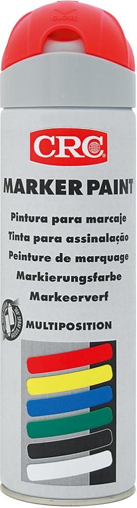CRC Markierfarbe Marker Paint Leuchtrot Sprühdose mit 500 ml Produktbild CRC Markierfarbe Marker Paint Leuchtrot Sprühdose mit 500 ml