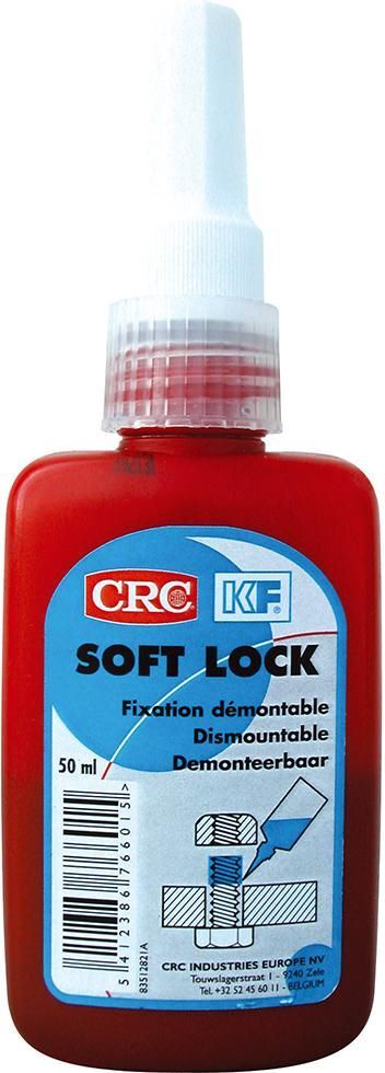 CRC Schraubensicherung Soft lock temporär Flasche mit 50 ml Produktbild CRC Schraubensicherung Soft lock temporär Flasche mit 50 ml