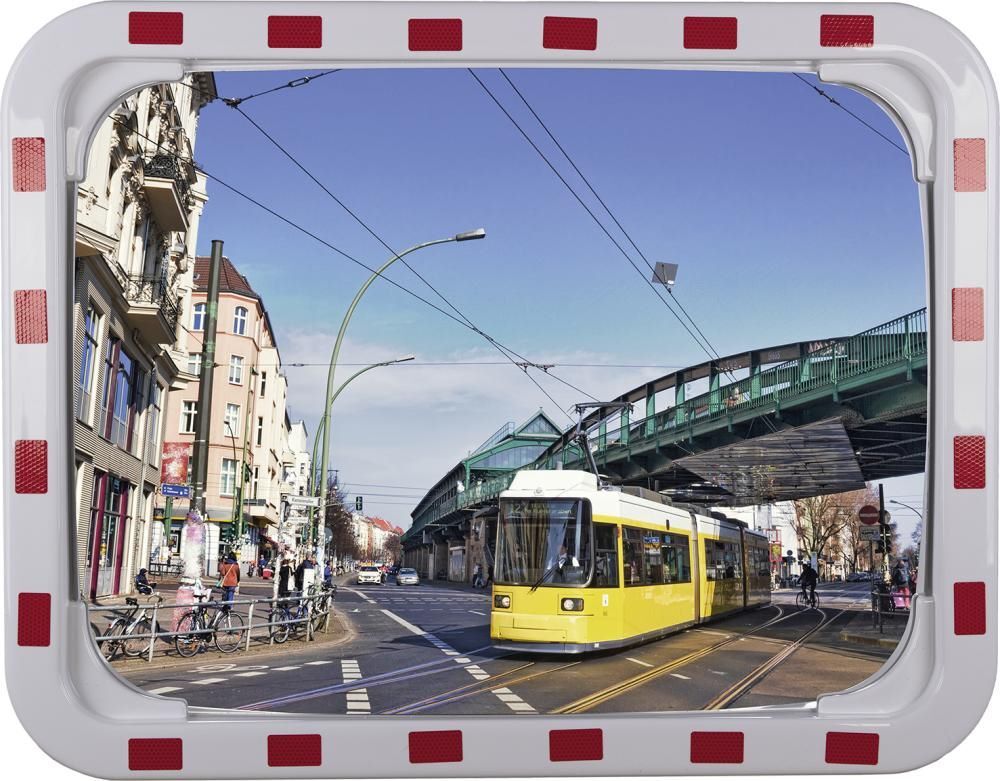 Dancop Verkehrsspiegel Euvex 60x80cm für Innen und Außen Produktbild Dancop Verkehrsspiegel Euvex 60x80cm für Innen und Außen