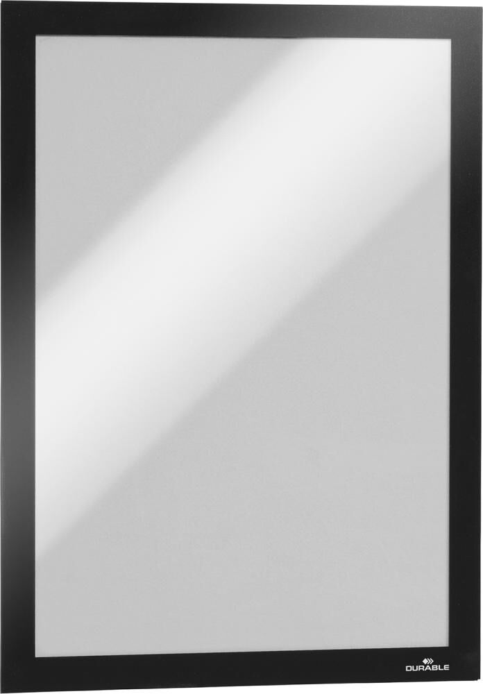 Durable Informationsrahmen A4 selbstklebend schwarz 2 Stück Produktbild Durable Informationsrahmen A4 selbstklebend schwarz 2 Stück