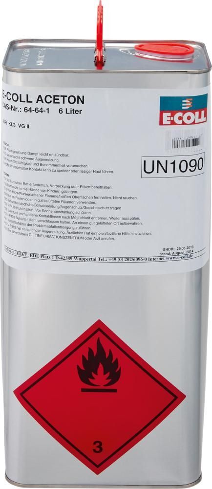 E-Coll Aceton Kanister mit 6 Liter Produktbild E-Coll Aceton Kanister mit 6 Liter