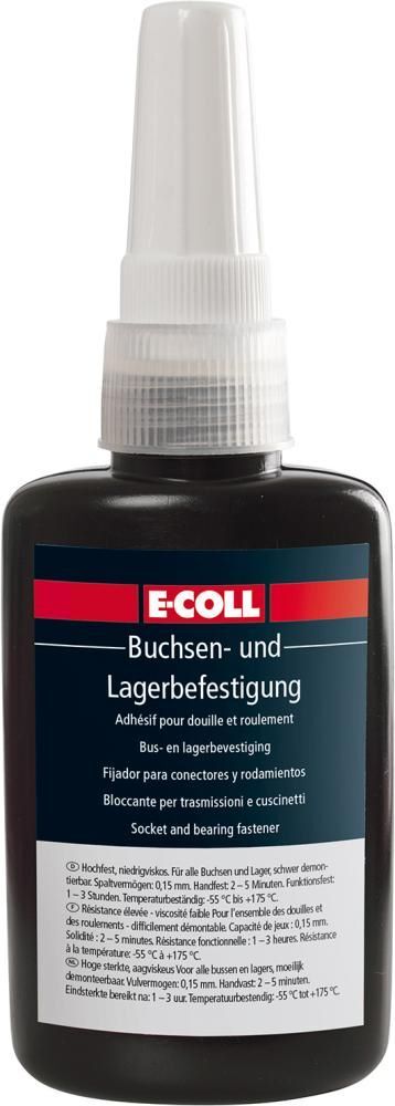 E-Coll Buchsenkleber Lagerkleber hochfest mittelviskos Flasche mit 50 ml Produktbild E-Coll Buchsenkleber Lagerkleber hochfest mittelviskos Flasche mit 50 ml
