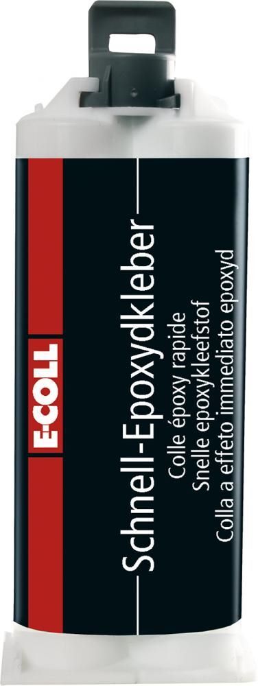 E-Coll Klebstoff Schnell Epoxyd Kleber Doppelkammerkartusche mit 50 g Produktbild E-Coll Klebstoff Schnell Epoxyd Kleber Doppelkammerkartusche mit 50 g