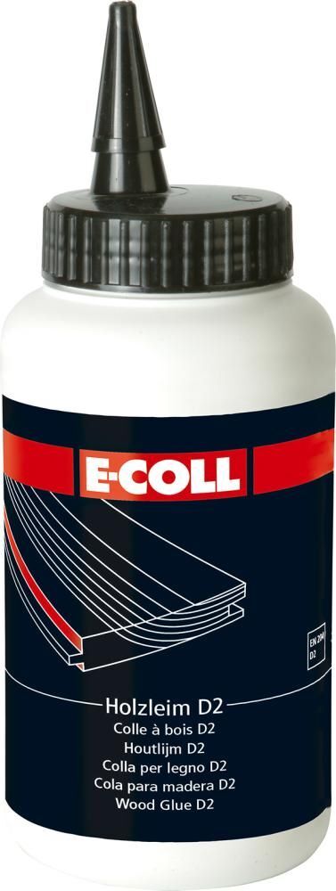 E-Coll Holzleim D2 transparent Flasche mit 750 g Produktbild E-Coll Holzleim D2 transparent Flasche mit 750 g