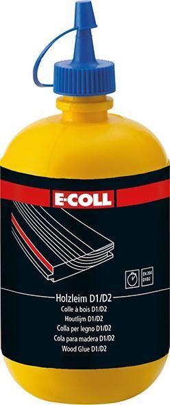 E-Coll Holzleim D1/D2 transparent schnellfest Flasche mit 750 g Produktbild E-Coll Holzleim D1/D2 transparent schnellfest Flasche mit 750 g