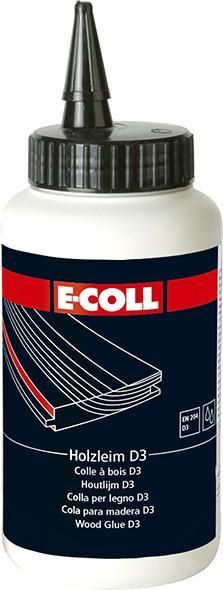 E-Coll Holzleim D3 wasserfest Flasche mit 750 g Produktbild E-Coll Holzleim D3 wasserfest Flasche mit 750 g