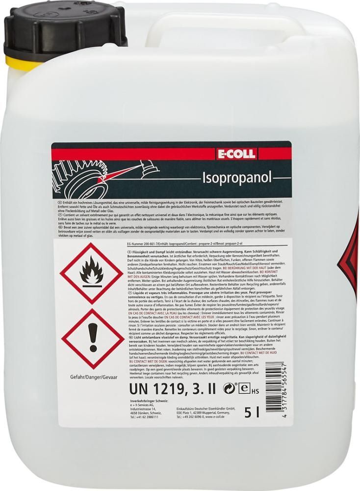 E-Coll Isopropanol Reiniger Kanister mit 5 Liter Produktbild E-Coll Isopropanol Reiniger Kanister mit 5 Liter