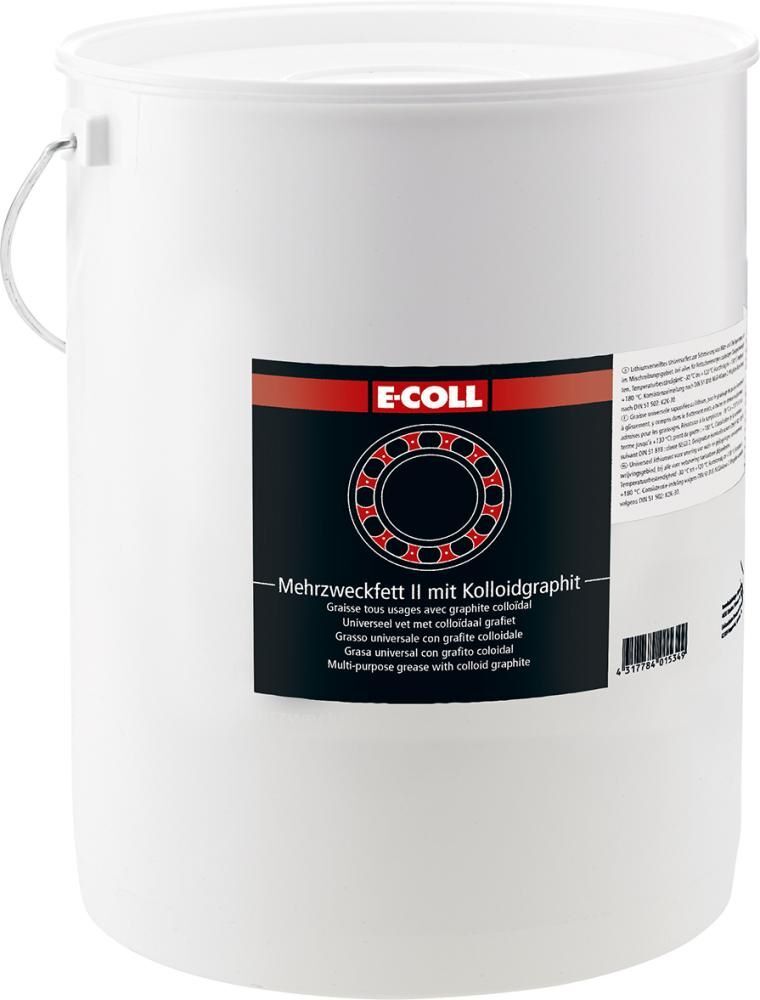 E-Coll Mehrzweckfett II graphitiert Eimer mit 5 kg Produktbild E-Coll Mehrzweckfett II graphitiert Eimer mit 5 kg
