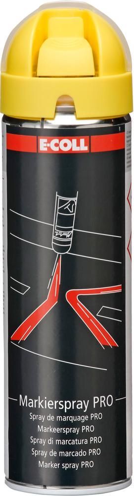 E-Coll Markierspray Pro gelb Sprühdose mit 500 ml Produktbild E-Coll Markierspray Pro gelb Sprühdose mit 500 ml