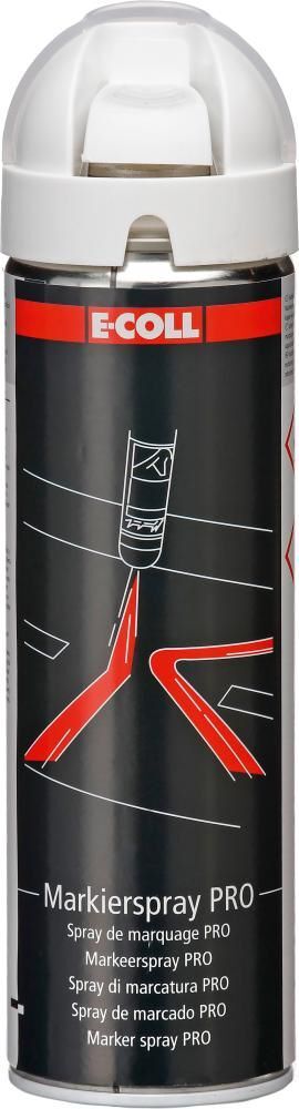 E-Coll Markierspray Pro weiß Sprühdose mit 500 ml Produktbild E-Coll Markierspray Pro weiß Sprühdose mit 500 ml