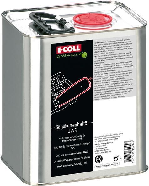 E-Coll Sägekettenhaftöl UWS Kanister mit 10 Liter Produktbild E-Coll Sägekettenhaftöl UWS Kanister mit 10 Liter