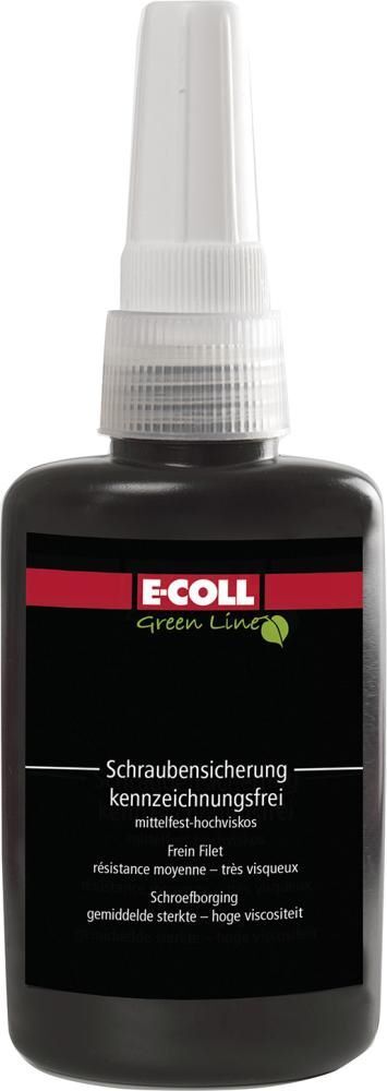 E-Coll Schraubensicherung hochfest mittelviskos Flasche mit 50 g Produktbild E-Coll Schraubensicherung hochfest mittelviskos Flasche mit 50 g