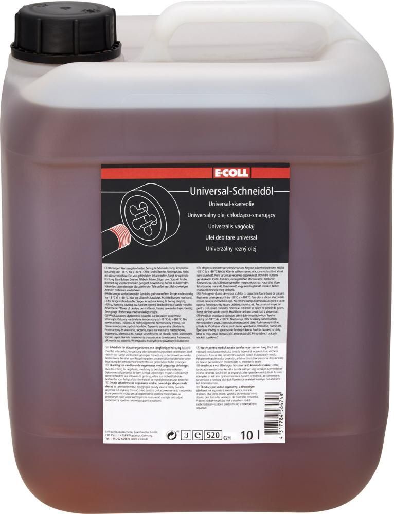 E-Coll Schneidöl EE Universal Kanister mit 10 Liter Produktbild E-Coll Schneidöl EE Universal Kanister mit 10 Liter